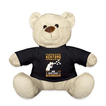Fotografie Achtung Hier wird Schaf geschossen - - Teddy - Schwarz - Vorne