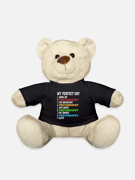 Tagesplan für Fotografen Meine perfekte - Teddy - Schwarz