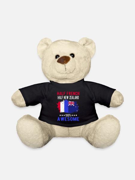 Moitié Français moitié Néo-Zélandais - Nounours - noir