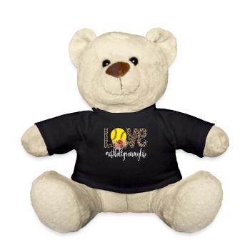 Grammy Oma Eines Softballspieler Softball Grammy - Teddy - Schwarz - Vorne