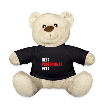Best Programmer ever Funny Coder Quote - Teddy - Schwarz - Vorne