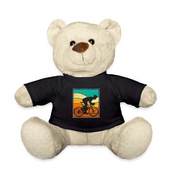 Vélo de route Vélo de route Vélo de route Vintage Cyclisme Biker - Nounours - noir - Devant