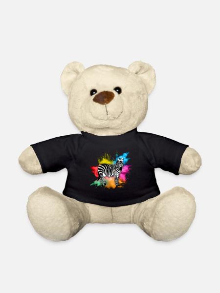 Zebra - Teddy - Schwarz