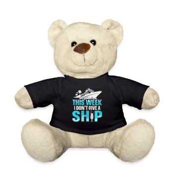 Drôle de pet de croix cette semaine je ne donne pas un navire - Nounours - noir - Devant