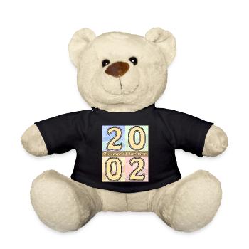 BIRTHDAY YEAR 2002 - Teddy Bear - black - Front