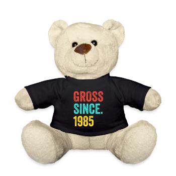 Funny Birthday Gross Since 1985 - Teddy Bear - black - Front