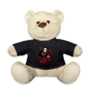 No You Hang Up First Gespenst Messer Telefon - Teddy - Schwarz - Vorne