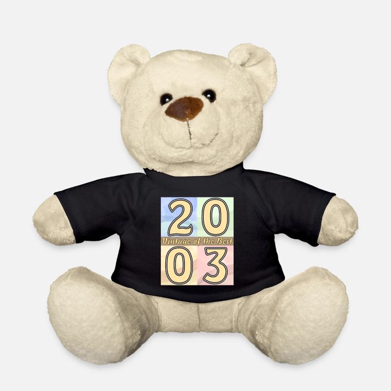 GEBURTSTAG JAHRESZAHL 2003 - Teddy - Schwarz