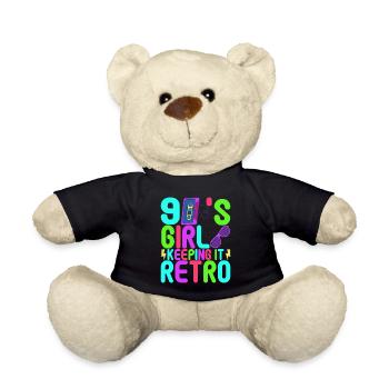 90s Party 90s - Teddy Bear - black - Front