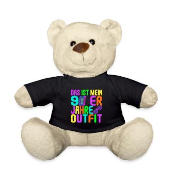 90s Party 90s - Teddy Bear - black - Front