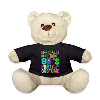 90s Party 90s - Teddy Bear - black - Front