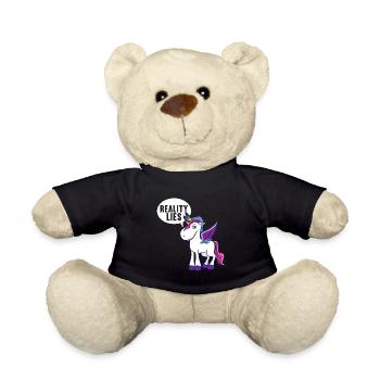 Licorne Dictons Drôles Sarcasme - Nounours - noir - Devant