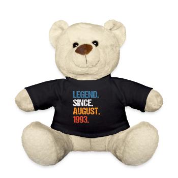 Légende depuis août 1993 Anniversaire - Nounours - noir - Devant