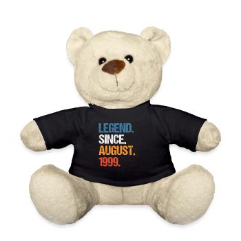 Légende depuis août 1999 Anniversaire - Nounours - noir - Devant