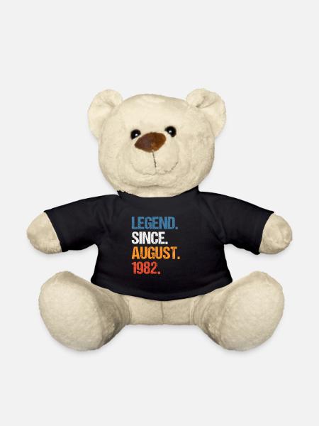 Legend Since August 1982 Geburtstag - Teddy - Schwarz