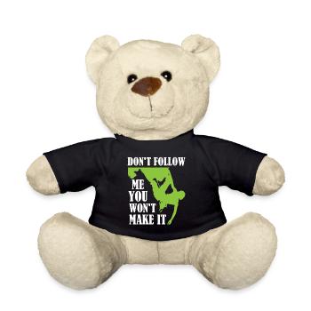 Bouldering - Don't Follow Me You Won't Make It - Teddy Bear - black - Front