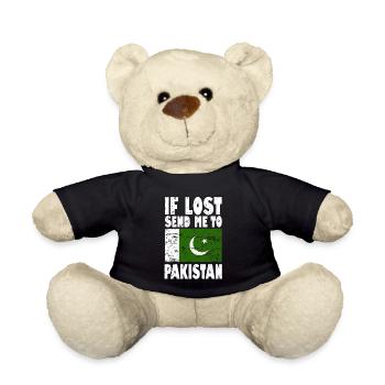 Drapeau pakistanais - Nounours - noir - Devant