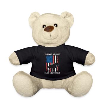 Cydesdale Reiter und Zugpferd Designs - Teddy - Schwarz - Vorne