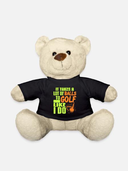 It Takes A Lot Of Balls To Golf Like I Do Funny - Teddy - Schwarz