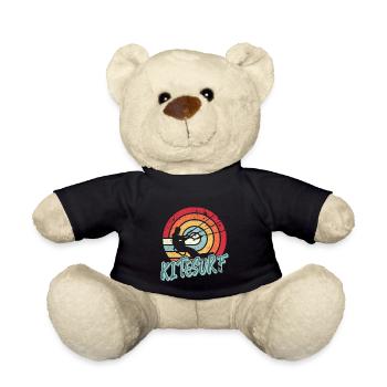 Kitesurfen Kitesurf Kitesurfer Kiteboard - Teddy - Schwarz - Vorne