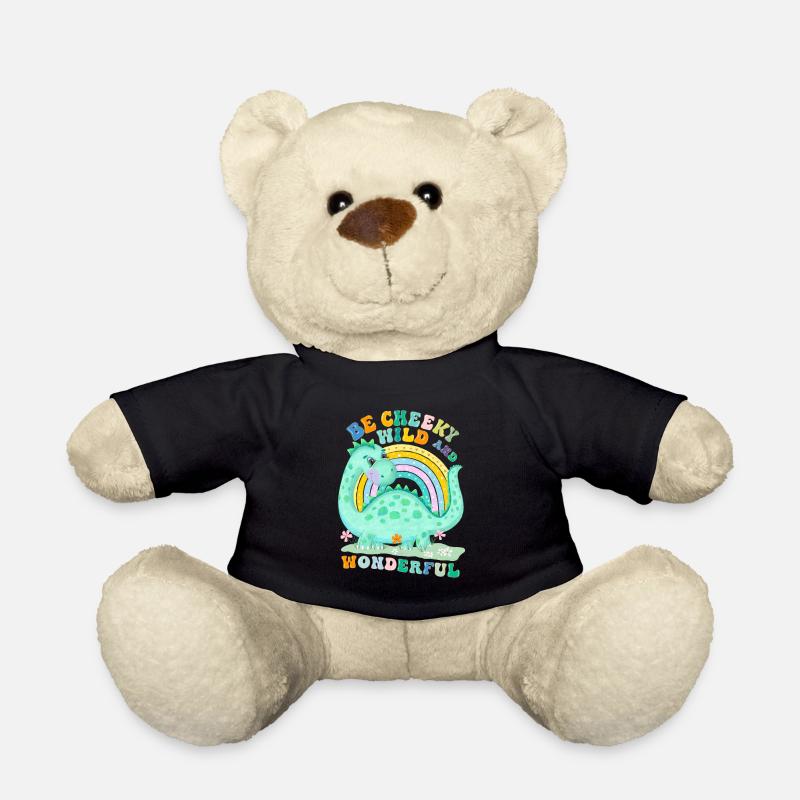 Dinosaurier: Sei frech, wild und wunderbar - Teddy - Schwarz
