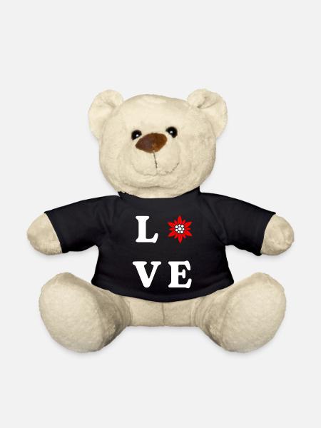 Schweiz Love - Teddy - Schwarz