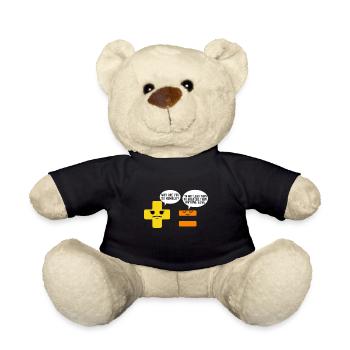Professeur de mathématiques Mathématiques - Nounours - noir - Devant