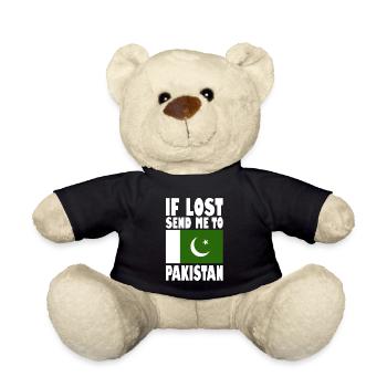 Drapeau pakistanais - Nounours - noir - Devant