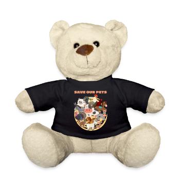 Sauvez nos animaux de compagnie - Nounours - noir - Devant