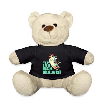 Yep I'm A Marine Biologist Retro Designs Present - Teddy - Schwarz - Vorne