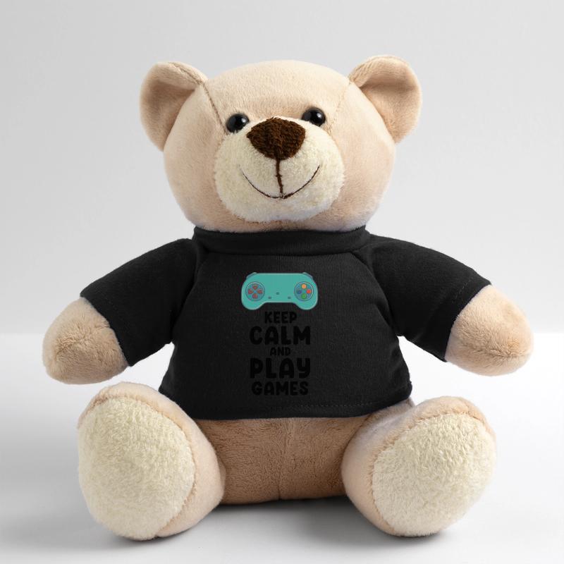 Keep Calm And Play Games Cool Controller Present Teddy
