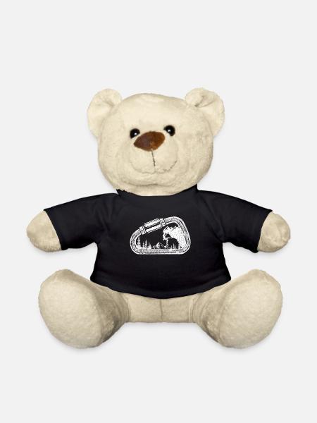 Klettern Boulder Berge Karabiner Klettern Bouldere - Teddy - Schwarz