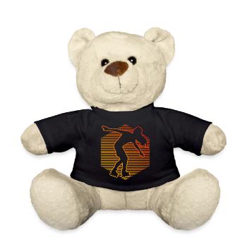 Rollerskate Rollerskaten Hommes Roller Skate - Nounours - noir - Devant