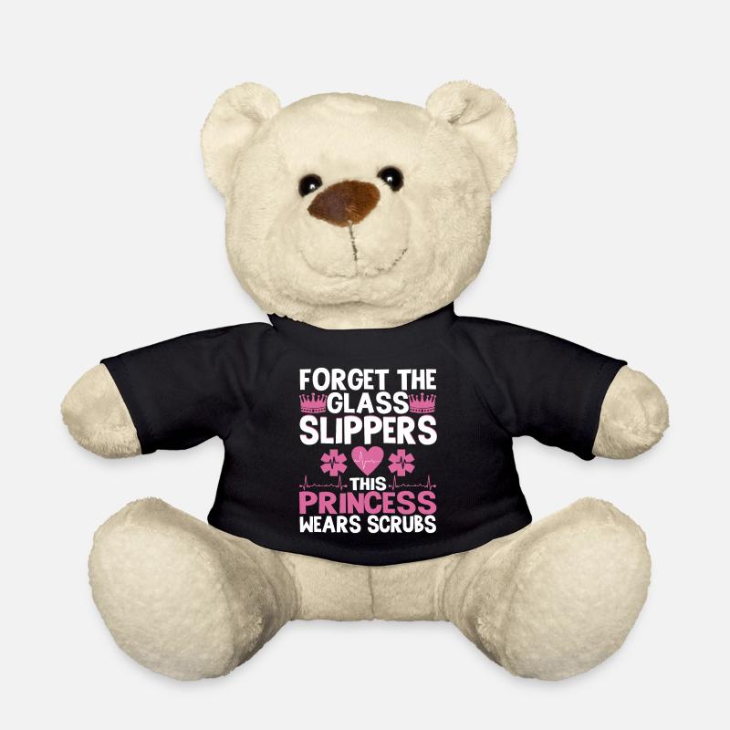 Funny Nurse Nursing Forgot - Teddy Bear - black