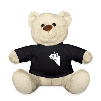 Squirrel Funny Squirrel Lover - Teddy Bear - black - Front