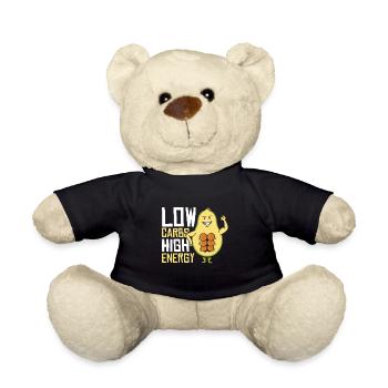 Keto Dietitian Low Carb Food Nutritionist Diet - Teddy Bear - black - Front