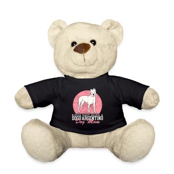 Dogo Argentino Mom Dog Dog Owner Gift - Teddy Bear - black - Front