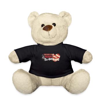 Open Heart Surgery Heart Surgery Survivor Gift - Teddy - Schwarz - Vorne