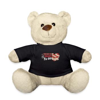 Open Heart Surgery Heart Surgery Survivor Gift - Teddy Bear - black - Front