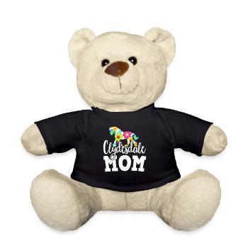 Clydesdale Pferd Zugpferd Motiv - Teddy - Schwarz - Vorne