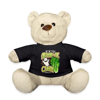 Sellerie, lustiger Spruch I'm-Not-Afraid-Of-Celery - Teddy - Schwarz - Vorne