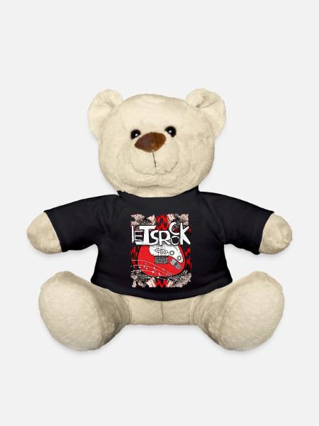 Let's-Rock, Rock-Konzert, Rock-Fest, Rock-Festival - Teddy - Schwarz