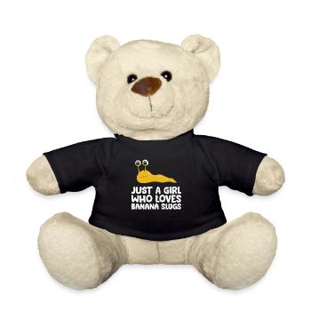 Juste un garçon qui aime les escargots bananes - Nounours - noir - Devant