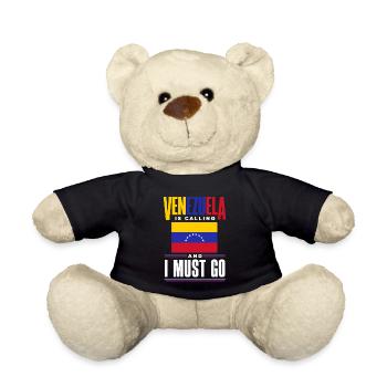 Venezuela Venezuelan Venezuela Flag Venezuela Is - Teddy Bear - black - Front