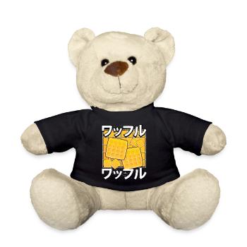Gaufres Kawaii sucrées - Nounours - noir - Devant