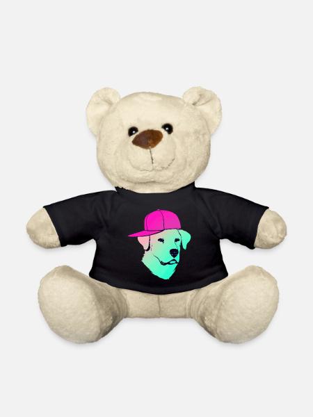 Cyber-Labrador Dog Retriever - Teddy Bear - black