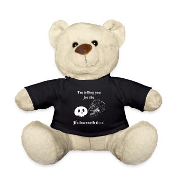 I'm telling you for the Halloweenth time - Nounours - noir - Devant