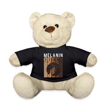 Melanin-Königin Stolzer Schwarzer - Teddy - Schwarz - Vorne