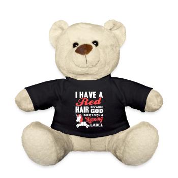 Have A Red Hair Because God Knew Funny Unicorn - Teddy - Schwarz - Vorne