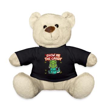 Show Me The Candy Halloween Costume Trick Or Treat - Teddy Bear - black - Front